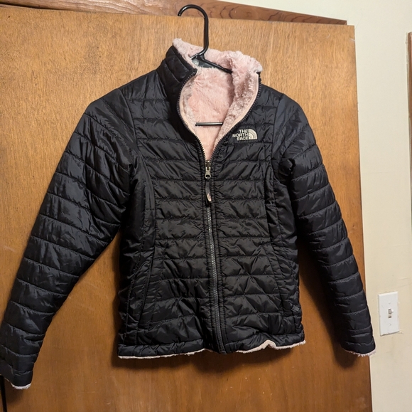 Girls The North Face Reversible Jacket - Picture 1 of 8